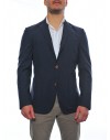Giacca microquadro Uomo Boglioli 004 BLU