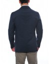 Giacca microquadro Uomo Boglioli 004 BLU