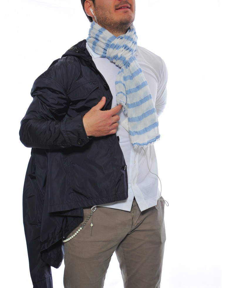 Giubbetto field leggero Uomo Fay U809BLU PETROLIO