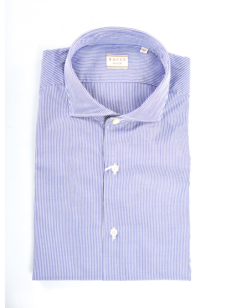 Camicia millerighe Uomo Xacus 007 AZZ
