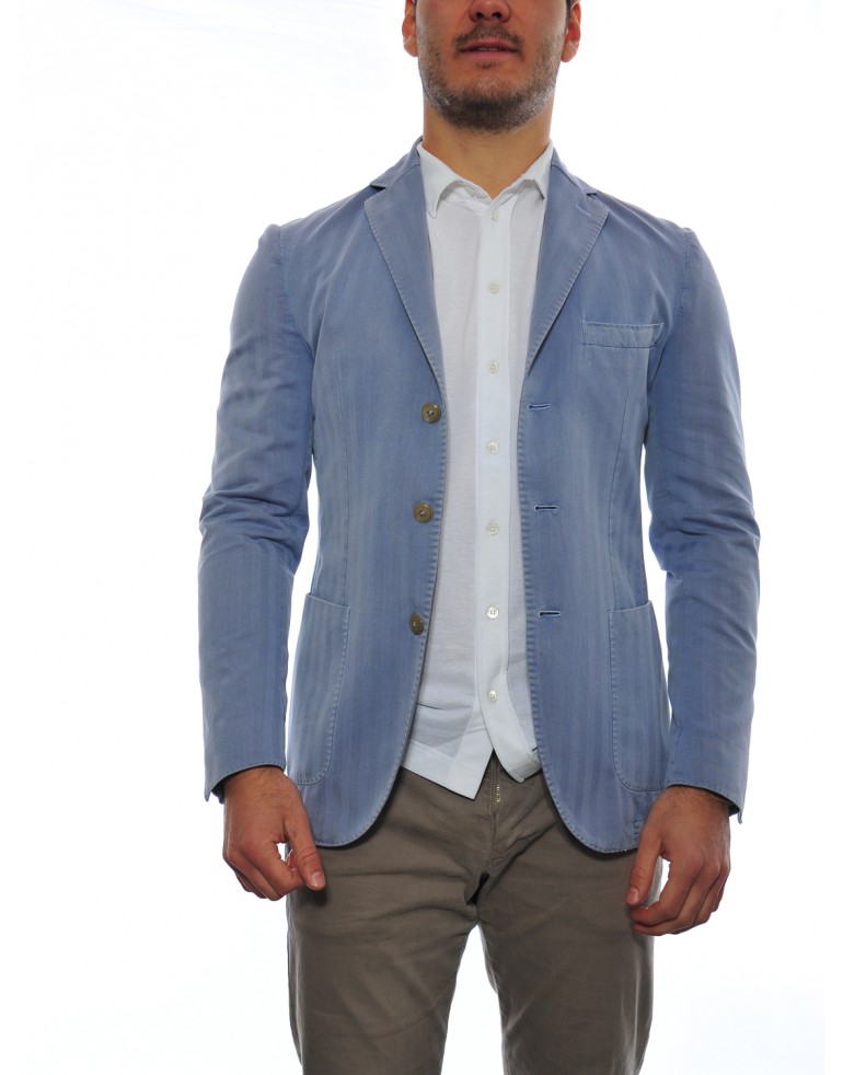 Giacca solaro cot. seta Uomo Lbm DENIM